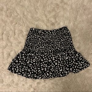 TCEC cheetah print skirt